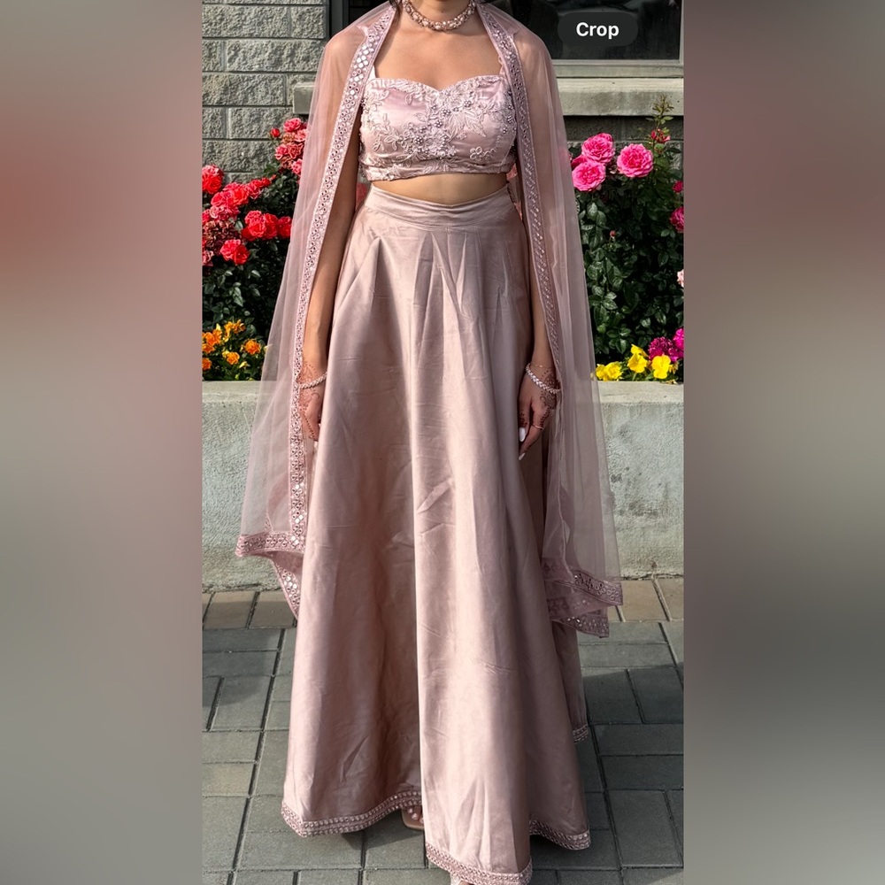 Light pink lehenga
